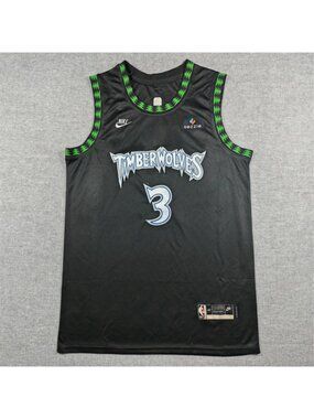 Youths Kids Jaden McDaniels Black Jersey Stitched